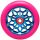 CORE Hex Hollow 110mm Rengas Pinkki / Sininen