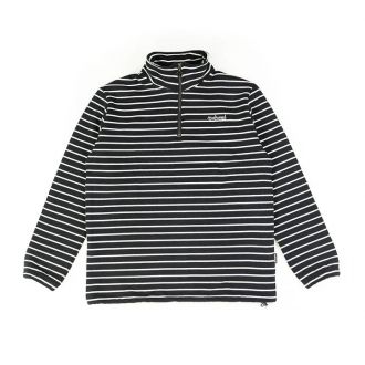 B&W STRIPE 1/4 ZIP Collage