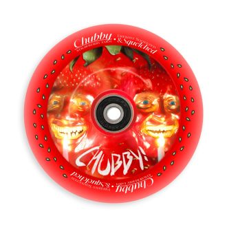 Chubby Lab Pro Scooter Wheel (110mm - Strawberry Farm)