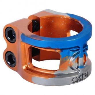 Oath Cage 2 Double Clamp Oranssi/sini/Hopea