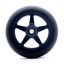 Anonymous 110mm Star Spoked Wheel Black / Black