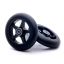 Anonymous 110mm Star Spoked Wheel Black / Black