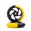 FinScooter Star Spoked 110mm Wheel Yellow/Black